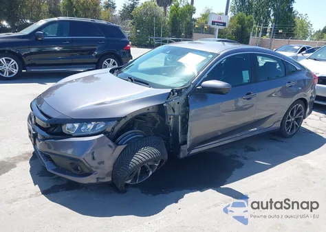 2020 Honda Civic Sport from USA, damaged, VIN 19XFC2F83LE201395